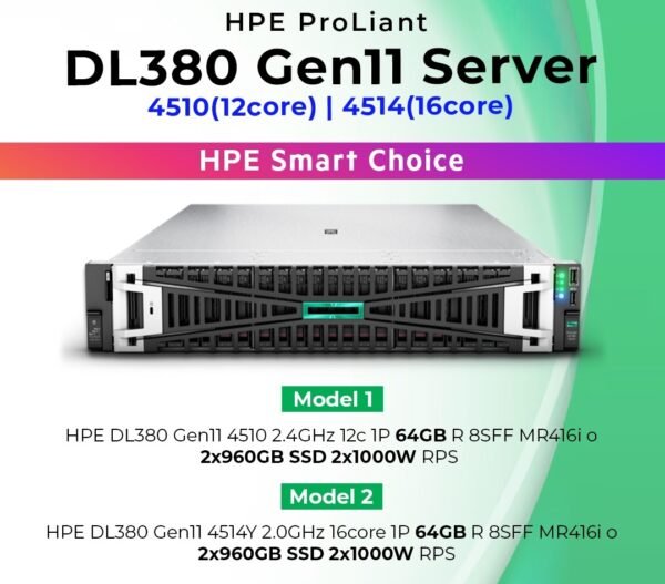 HPE Proliant DL380 Gen11 Rack Server